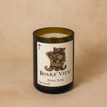 Custom Wine Bottle Candle